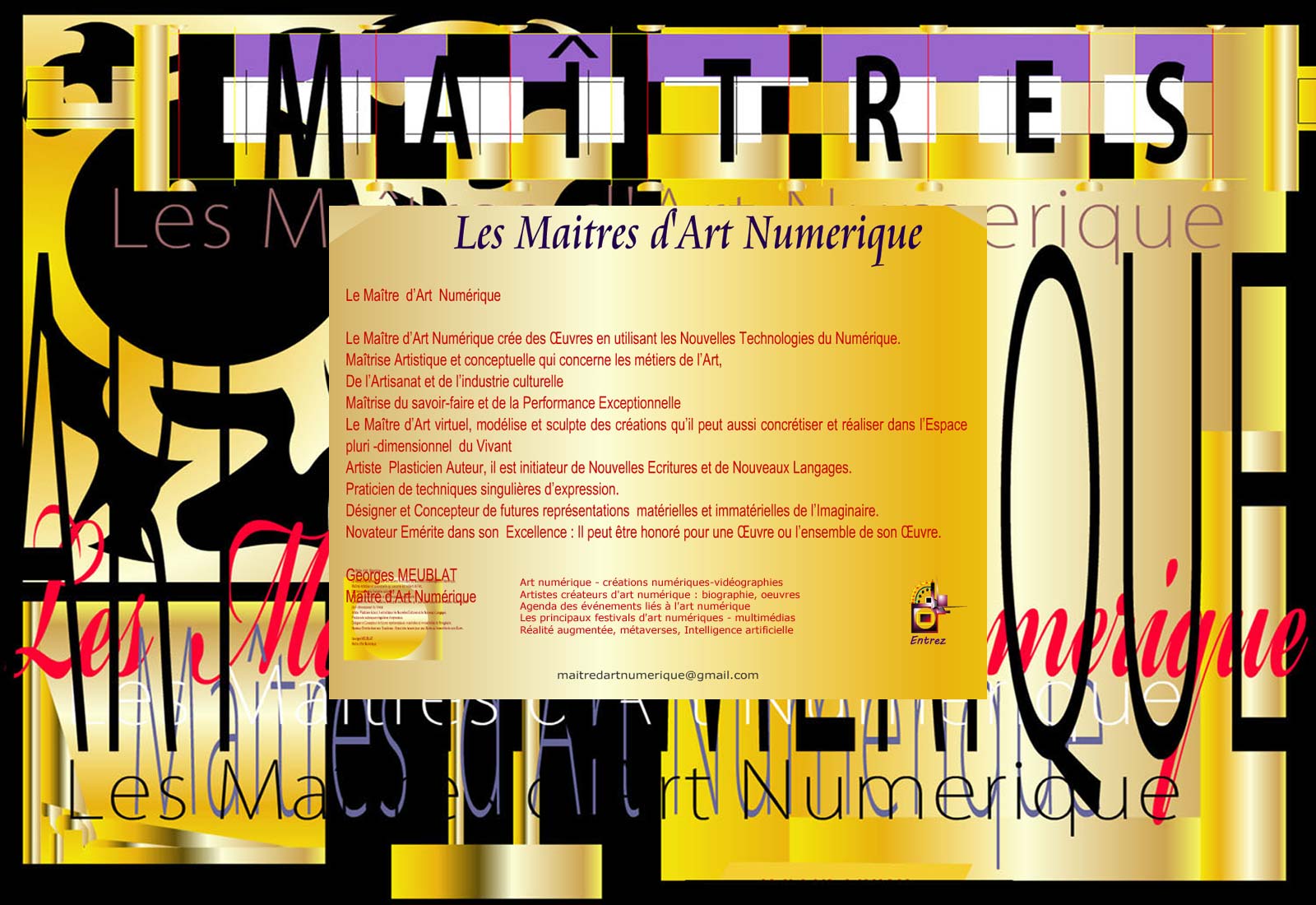 les maitres d'art numérique
